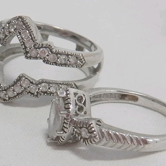 Rare Estate Elegant Victoria Wieck/Meda Absolute Ring With Guard - Picture 7 of 13